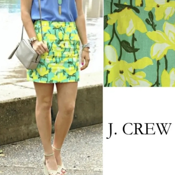 J. Crew Floral Print Skirt - Picture 7 of 7